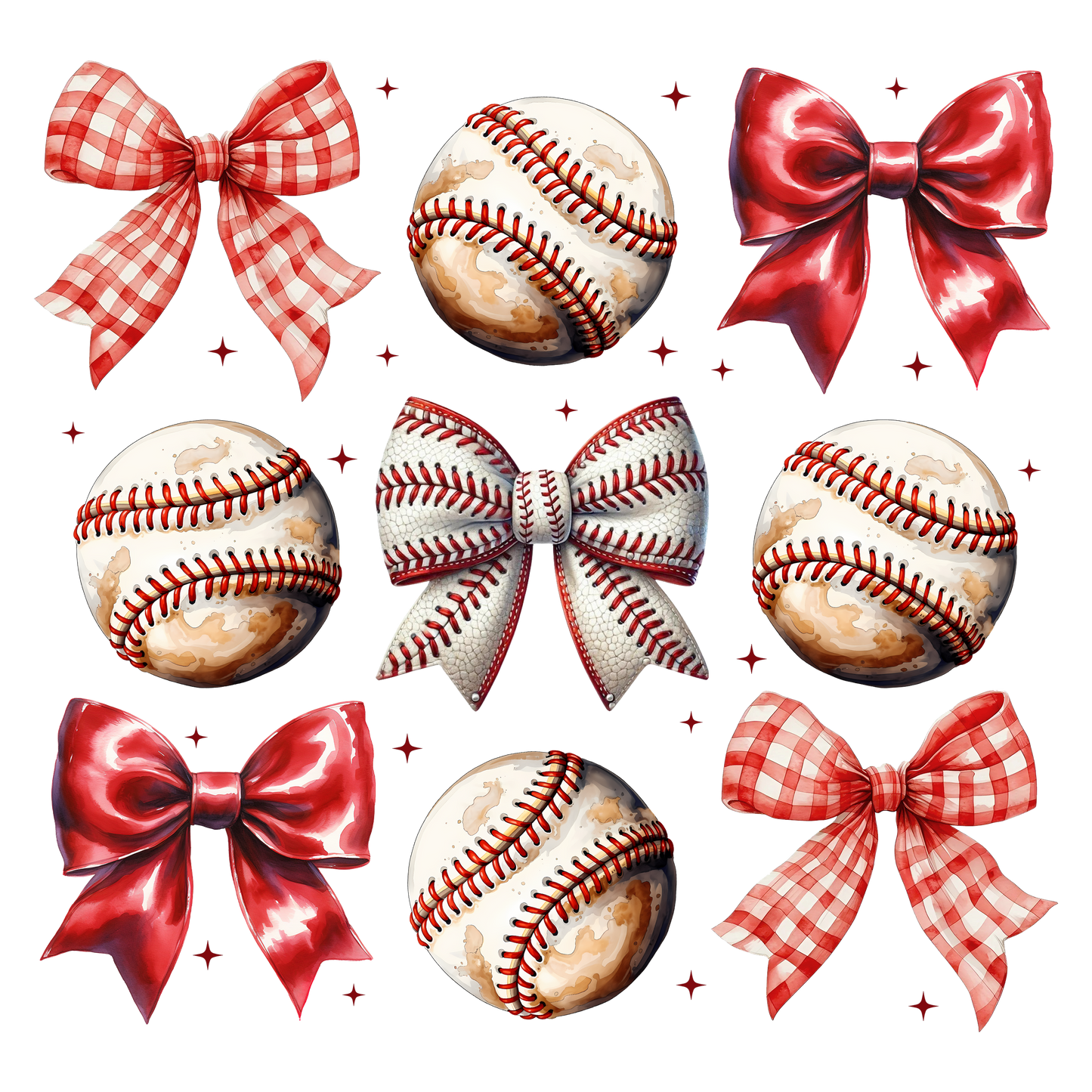 Premade Baseball Transfers