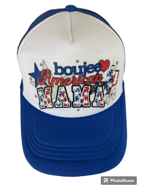 Boujee American Mama Trucker Hat