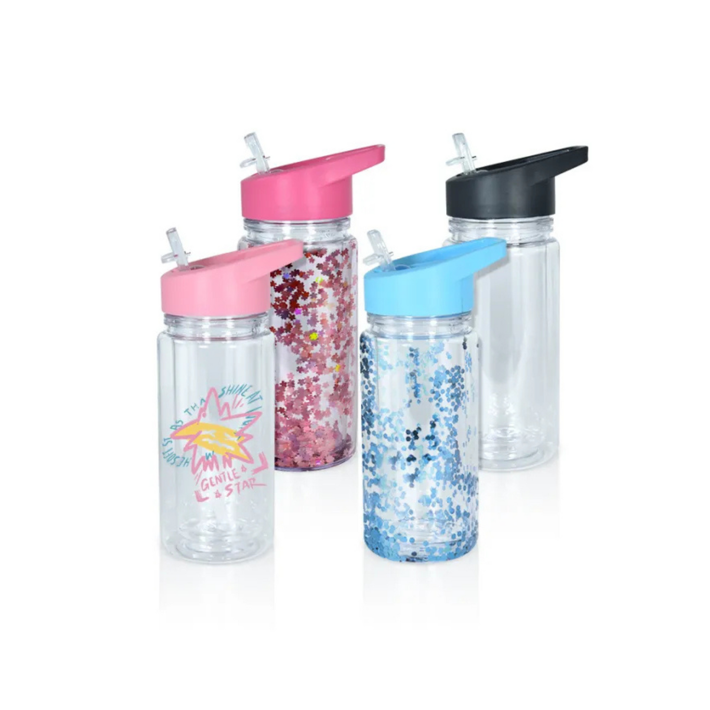 10oz Kids Acrylic Snow Globe Kids Bottle (BPA FREE)