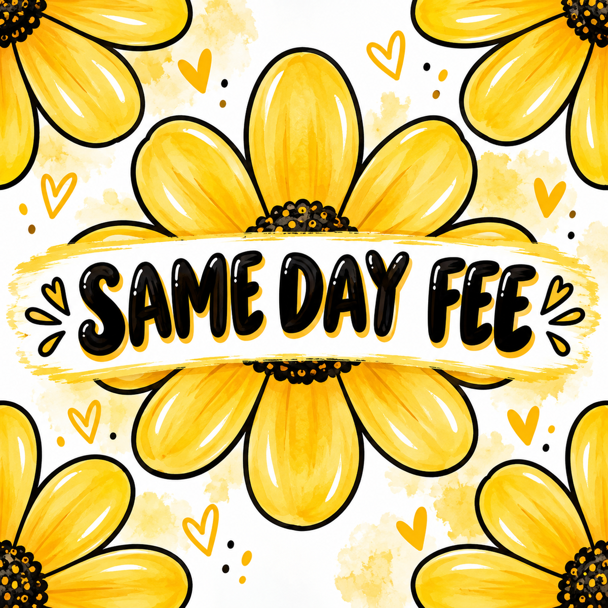 12PM CUTOFF TIME - DTF SAME DAY PICKUP FEE