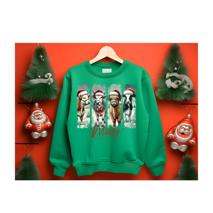 Mooey Little Christmas Sweatshirt