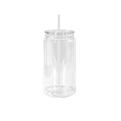 16oz Acrylic Snow Globe Libby Cup