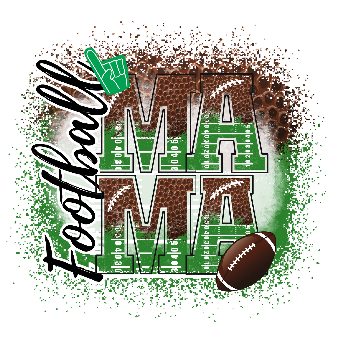 FOOTBALL MAMA SPLATTER