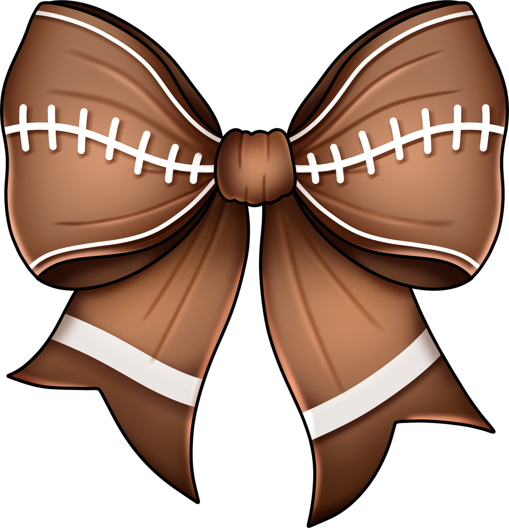 FOOTBALL BOW – Shell Print Shop
