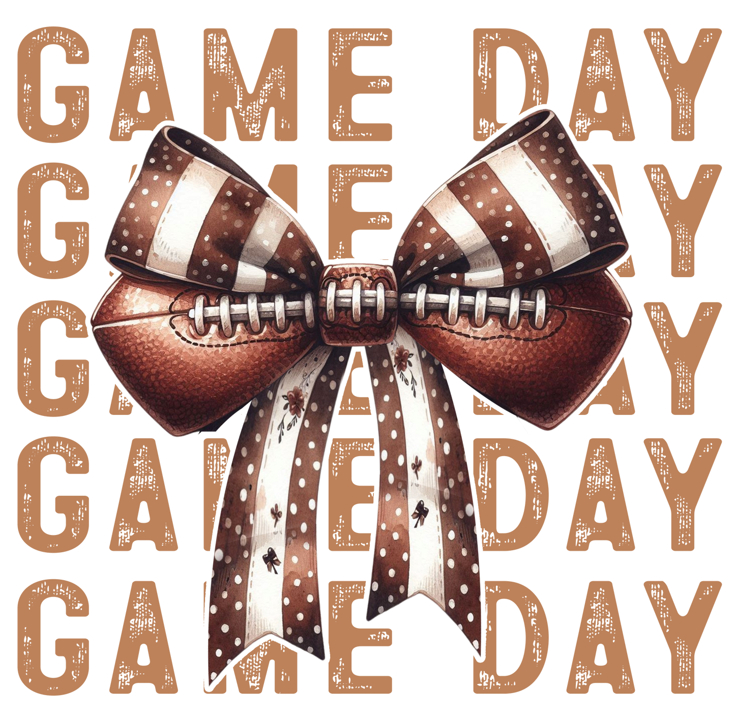 GAME DAY FOOTBALL BOW