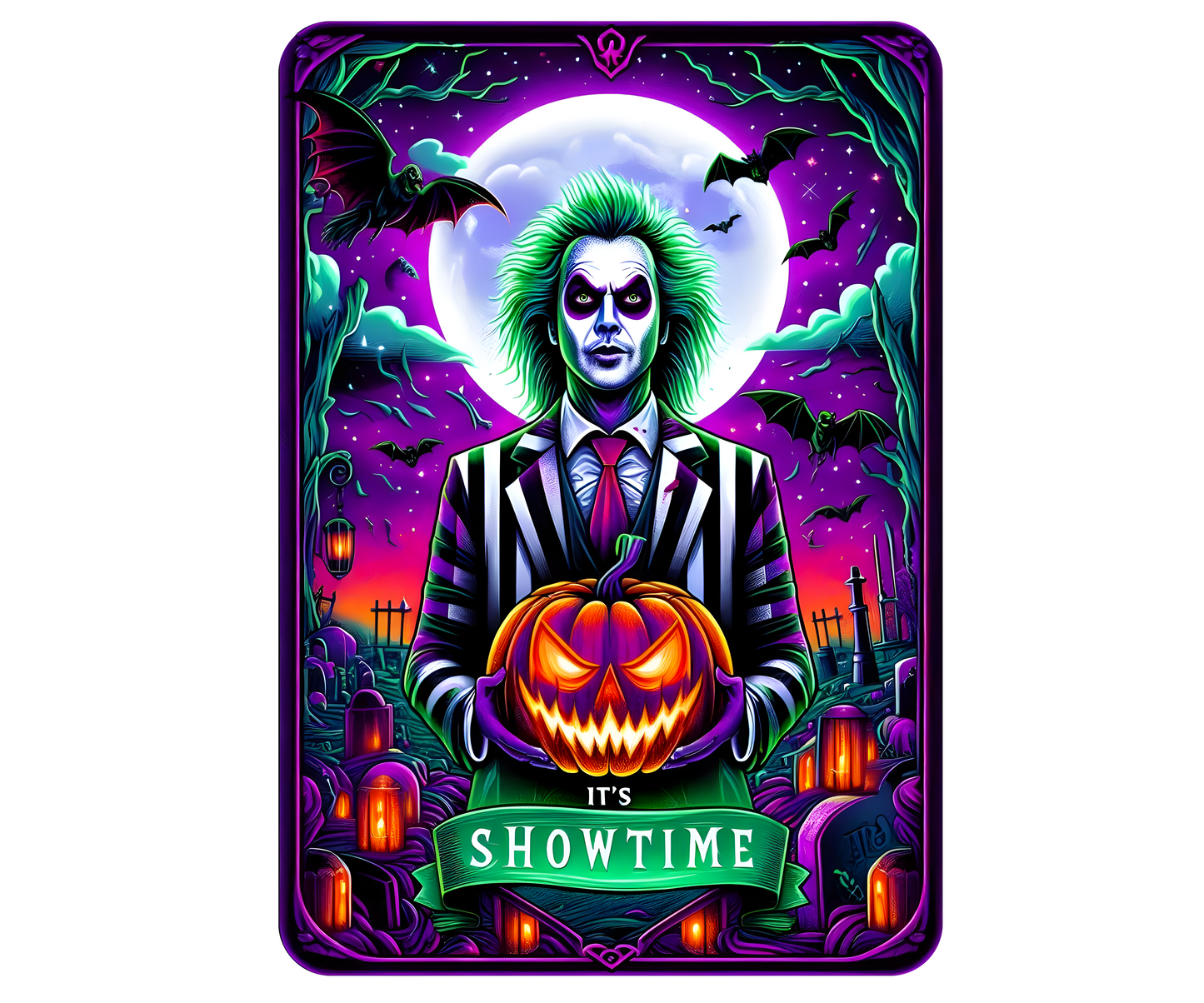 BEETLEJUICE TAROT CARD