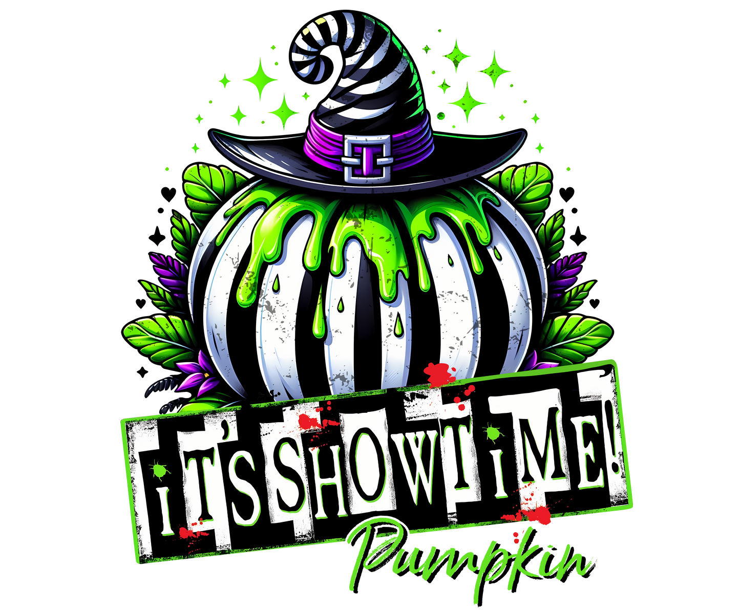 BEETLEJUICE IT'S SHOW TIME PUMPKIN