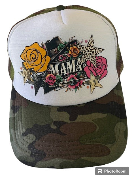 Inspiration Western Cowgirl Mama Trucker Hat