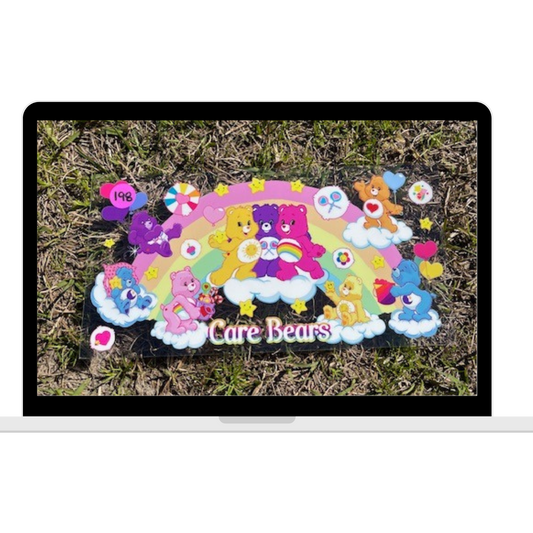 #198 UV DTF WRAP- Care Bears