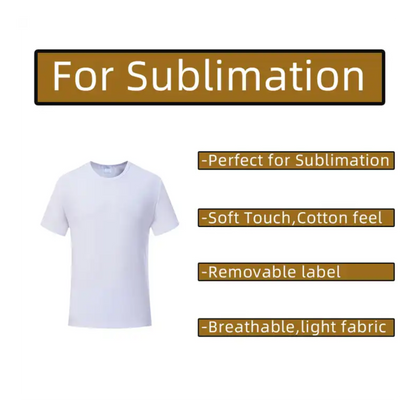 Sublimation Polyester White Shirts (women's)