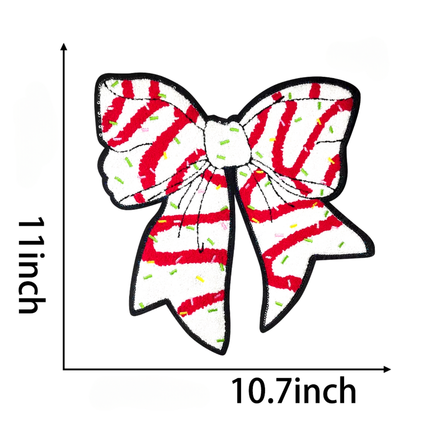 CHRISTMAS BOW PATCH