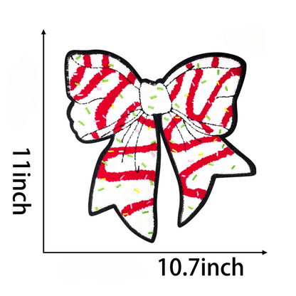 CHRISTMAS BOW PATCH