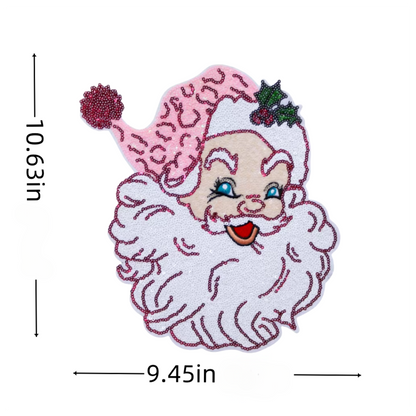 SANTA SEQUIN PATCH
