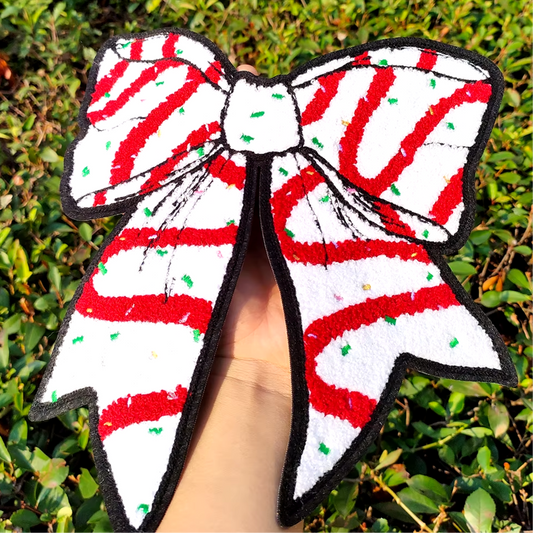 CHRISTMAS BOW PATCH