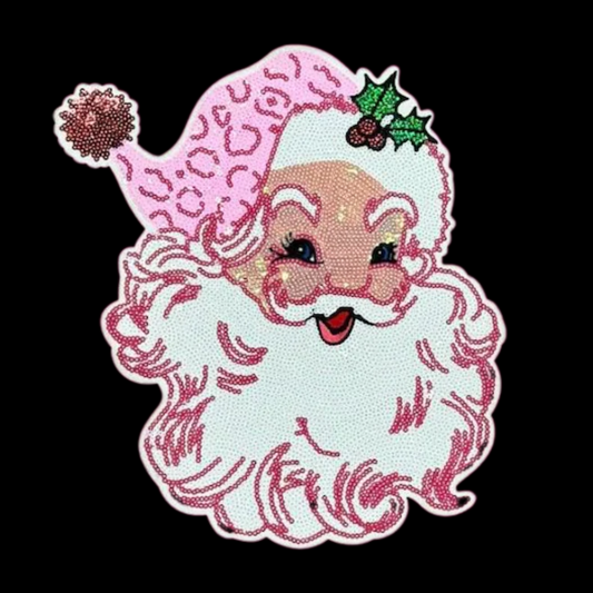 SANTA SEQUIN PATCH